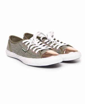 Superdry Alacsony Pro Luxe Női Tornacipő Khaki | WKJPS7560